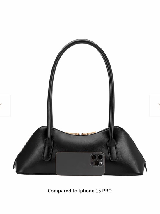 Melie Bianco Handbags - Melie Bianco Dakota Black East-West Shoulder Bag | Vegan Leather